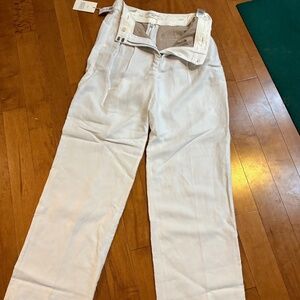 Aritzia Linen white pants